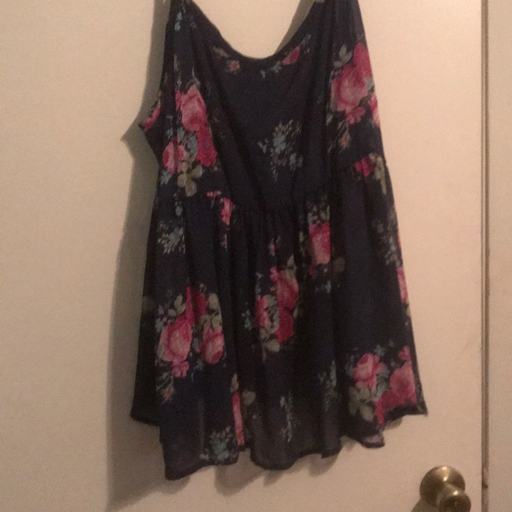 Floral Spaghetti top